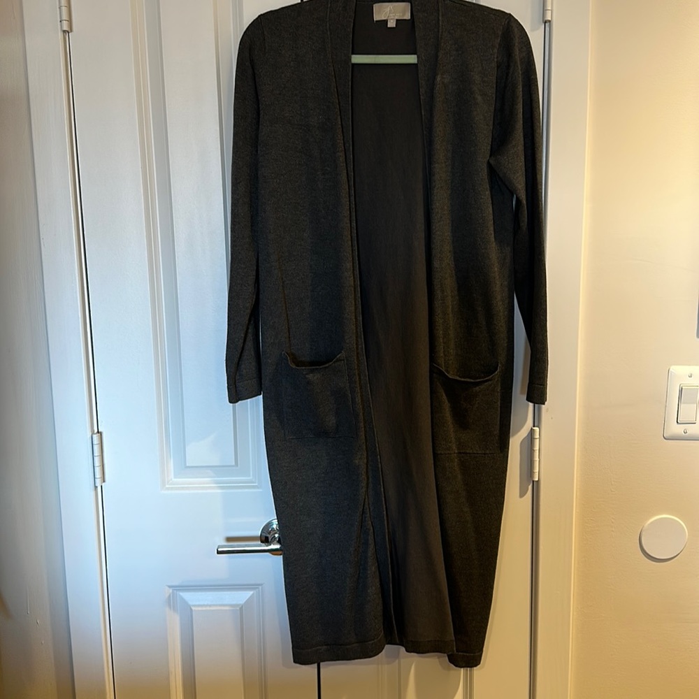 Extra long cardigan